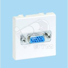 Connect Плата с разъемом VGA мама (15 контактов) винты 45х45мм алюминий Simon K100B-8
