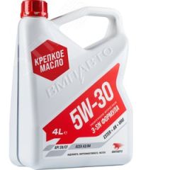 Масло моторное ВМПАВТО 3-SN 5w30 синт. (A3/B4, SN/CF), канистра 4л. ВМПАВТО 9212