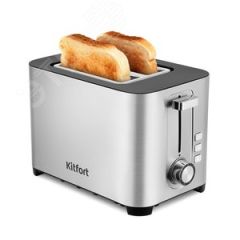 Тостер KT-6099, мощность 850 Вт, цвет черно-серебристый KITFORT КТ-6099