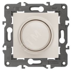 Светорегулятор поворотно-нажимной, 400ВА 230В, Эра Elegance, сл.кость,14-4101-02 ЭРА Б0034340