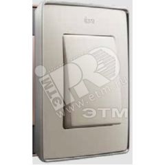 Рамка 1 пост слоновая кость/основание шампань Simon 8201610-248