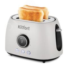 Тостер KT-6250, мощность 800 Вт, цвет черно-серый KITFORT КТ-6250