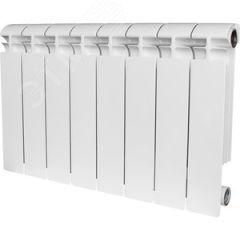 Радиатор алюминиевый секционный 500/80/4 боковое подключение STOUT SRA-2310-050004