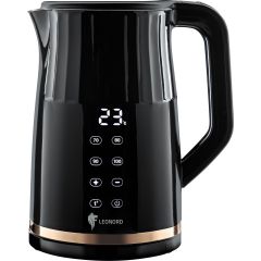 Чайник электрический LE-1510 на 1.7 л, цвет черный с золотым Leonord 106177