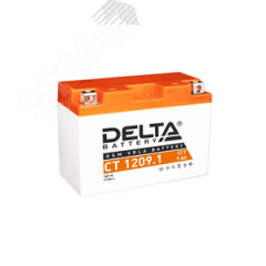 Аккумулятор CT 12В 9Ач Delta MOTO CT 1209.1