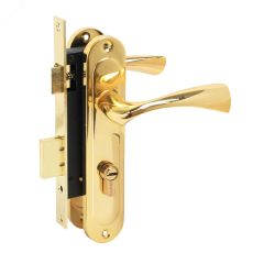 Замок врезной БУЛАТ ЗВ4-1.70.03.05 НОМОС золото  5 перф.кл. с/руч ПТК 13975