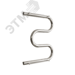 Полотенцесушитель водяной c полкой M 50/40 цвет хром ДВИН 4627086043484