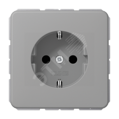 Розетка штепсельная SCHUKO 16A 250V серая JUNG CD1520BFGR