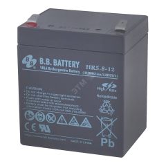 Аккумулятор 12В 5.8Ач B.B.Battery HR 5,8-12
