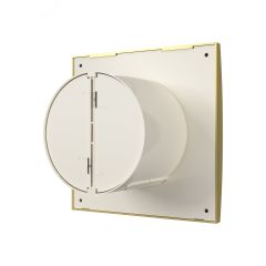 Вентилятор осевой вытяжной с обратным клапаном D100 декоративный DiCiTi AURA 4C Champagne