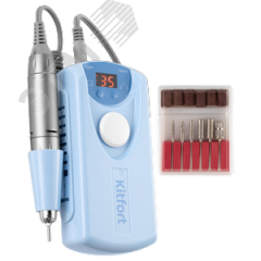 Аппарат для маникюра и педикюра KT-3157-1, мощность 20 Вт, цвет голубой KITFORT КТ-3157-1