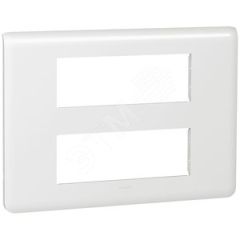 Mosaic Рамка 2х6 модуля белая LEGRAND 078836