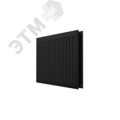 Радиатор стальной панельный 10/400/400 боковое подключение цвет черный Royal Thermo H10-400-400/NS