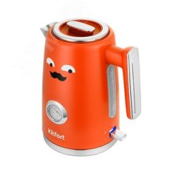 Чайник KT-6144-3, объем 1,7 л, мощность 2200 Вт, цвет красный KITFORT КТ-6144-3