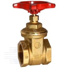 Задвижка клиновая латунная R55 Ду 32 Ру16 ВР маховик Giacomini R55Y006
