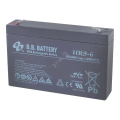 Аккумулятор 6В 9Ач B.B.Battery HR 9-6