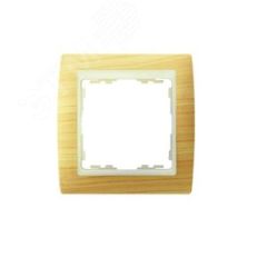 Рамка на 4 поста, S82, сосна - сл.кость Simon 82745-69
