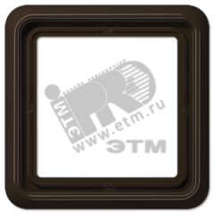 Рамка 1 пост универсальная ударопрочная коричневая JUNG CD581WUBR