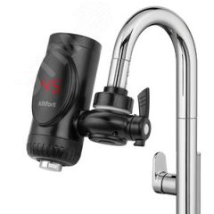 Водонагреватель проточный KT-4034, мощность 3300 Вт, цвет черный KITFORT КТ-4034