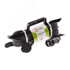 Удлинитель силовой UFx-1e-3x1,5-10m-IP44(KG) на рамке с заземлением 1 розетка 10 м КГ 3х1,5мм2 ЭРА Б0050867