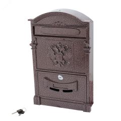 Ящик почтовый АЛЛЮР №4011 Герб медь ПТК 15689