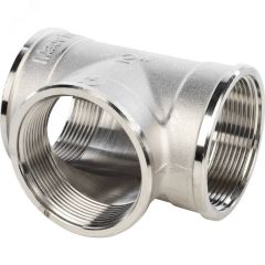 Тройник ВВ никелированный 2' STOUT SFT-0020-000002