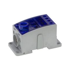 Блок распределительный блок 400A, 1 полюс, 12 подключений 1x185мм,3x25мм,4x16мм,4x10мм INPIN UKK400A