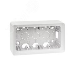 Коробка наружной установки на 2 поста, белый Simon 8200760-030