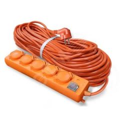 Удлинитель силовой 5х10м с выкл ПВС 3х1.5 16А IP44 У10-026 Универсал 9633922