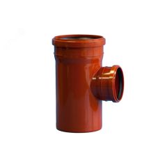 Тройник для наружной канализации 87 град. 200 х 200 Политэк 24660