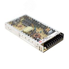 Блок питания AC-DC, 200Вт, вход 115, 230В AC (переключатель), 47&hellip;63Гц, выход 5В, 40A, рег. вых &plusmn;10%, изоляция 3750В AC, в кожухе 215х115х30мм, -25&hellip;+70 Mean well LRS-200-5