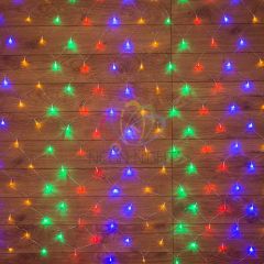 Гирлянда Сеть 1,8х1,5 м, прозрачный ПВХ, 180 LED мультиколор Neon-Night 215-139