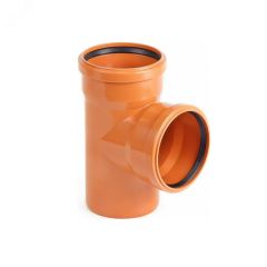 Тройник  наружной канализации 200x200 мм. 87 градусов Хемкор 2481130