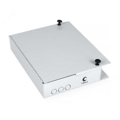 Бокс оптический настенный на 16 SC (LC duplex) со сплайс-кассетой и КДЗС (без пигтейлов и проходных адаптеров) Cabeus JJT-16-SC