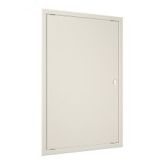 Люк-дверца ревизионный с ручкой, из ABS пластика 418х618 и с фланцем 396х596 , цвет Слоновая кость EVECS Л4060Р Ivory