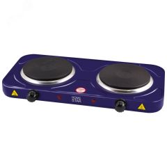 Электроплитка HS-1104, нагревательная плита из чугуна, цвет сапфир HomeStar 008751
