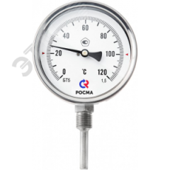 Термометр биметаллический радиальный БТ-52.211 -30...70C G1/2' 200 кл.1.5 РОСМА 00000002623