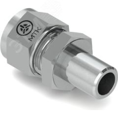 Штуцер приварной Ф4530, 8 мм, диаметр патрубка - 3/8', AISI 316L Метакам Ф4530-8МСВ