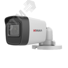 Видеокамера аналоговая 2 Мп цилиндрическая уличная IP66 ИК-20 (3.6мм) Hiwatch Ecoline HDC-B020(B)(3.6mm)