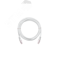 Шнур U/UTP 4 пары, Кат.5e, 2хRJ45/8P8C, T568B, медный, PVC, красный, 10м, 5шт. NETLAN EC-PC4UD55B-BC-PVC-100-RD-5