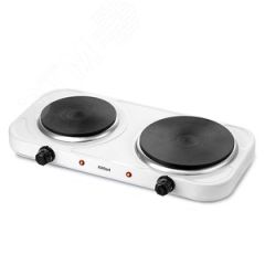 Плита элеKTрическая KT-174, мощность 1500 Вт, цвет белый KITFORT КТ-174