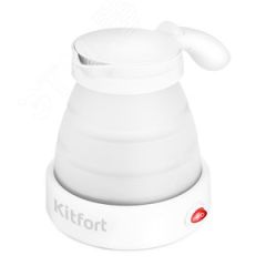 Чайник складной дорожный KT-667-1, объем 0,6 л, мощность 1150 Вт, цвет белый KITFORT КТ-667-1