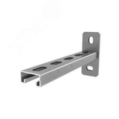 Консоль СТРАТ 41х21, база 1000, толщ. 2,0 мм, гальван. цинк OSTEC 874510