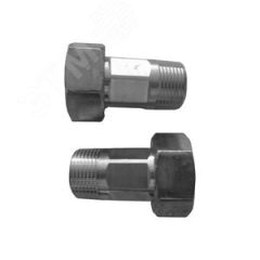 Комплект присоединительных патрубков для квартирного теплосчетчика Ду20 мм Ридан 087G6072R