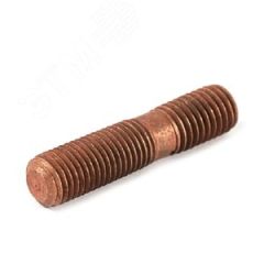 Шпилька 2М12-6gх240.38.М1 ГОСТ 22042-76 для деталес гладкими отверстиями медная РАСВЕТ УТ-00231066
