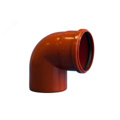 Отвод для наружной канализации 87 град. 200 Политэк 21650