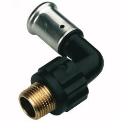 Угольник НР 26х3/4' 90 град., ПВДФ пресс Henco 5PK-2605