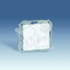 Адаптер на 2 RJ45(12) 75528-, 75540-, 75541-, 75544-39, шторки, S82,82N, сл. кость Simon 82006-31