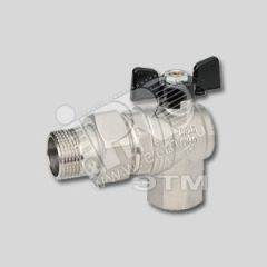 Кран шаровой угловой 3/4' ВН со сгоном бабочка OREGON 594 Bugatti 05940005