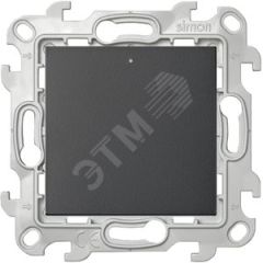 Переключатель с подсветкой, графит Simon 2450204-038